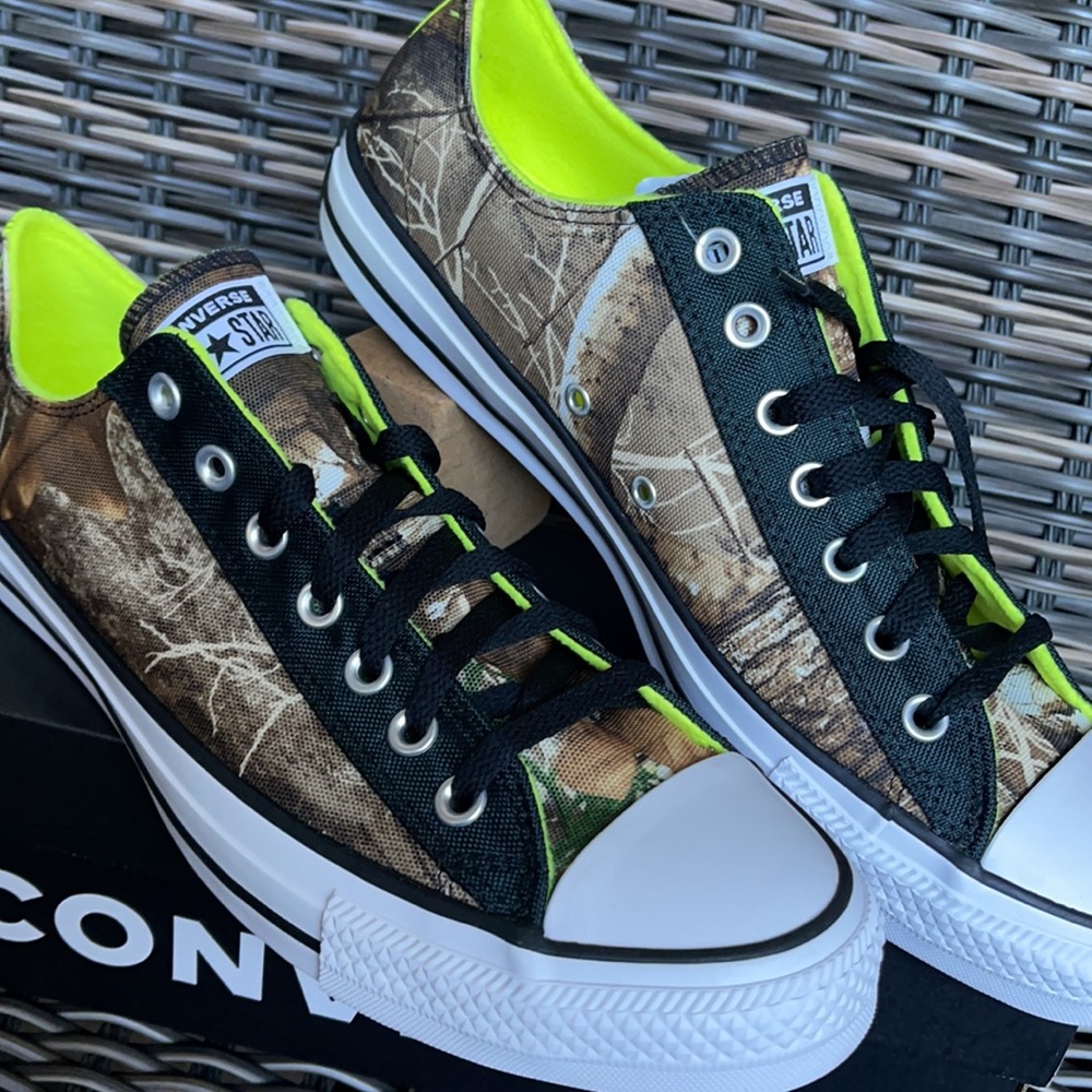 Converse Ctas OX Black/Multi/White MENS - Picture 7 of 16